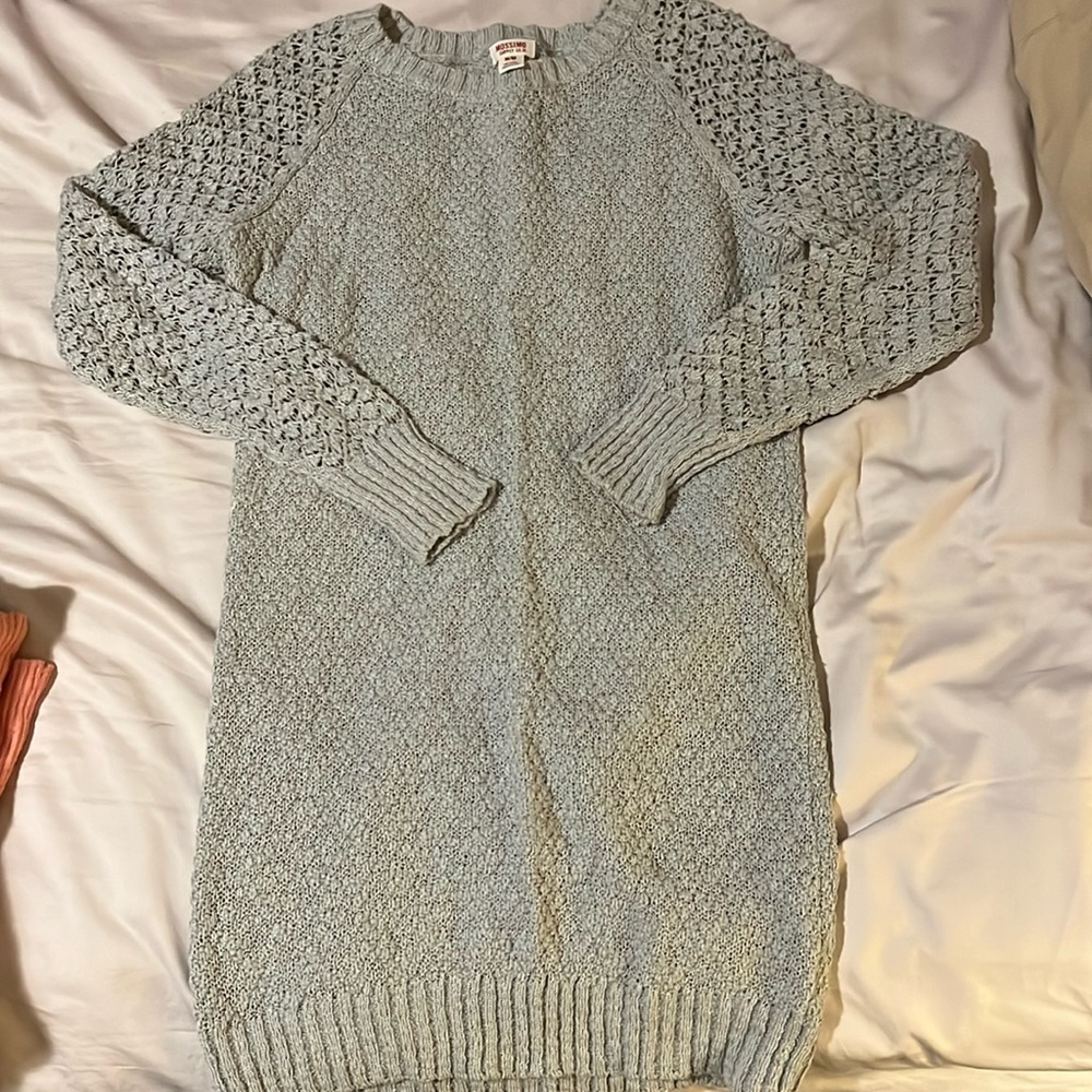 Gray tunic sweater- women’s medium